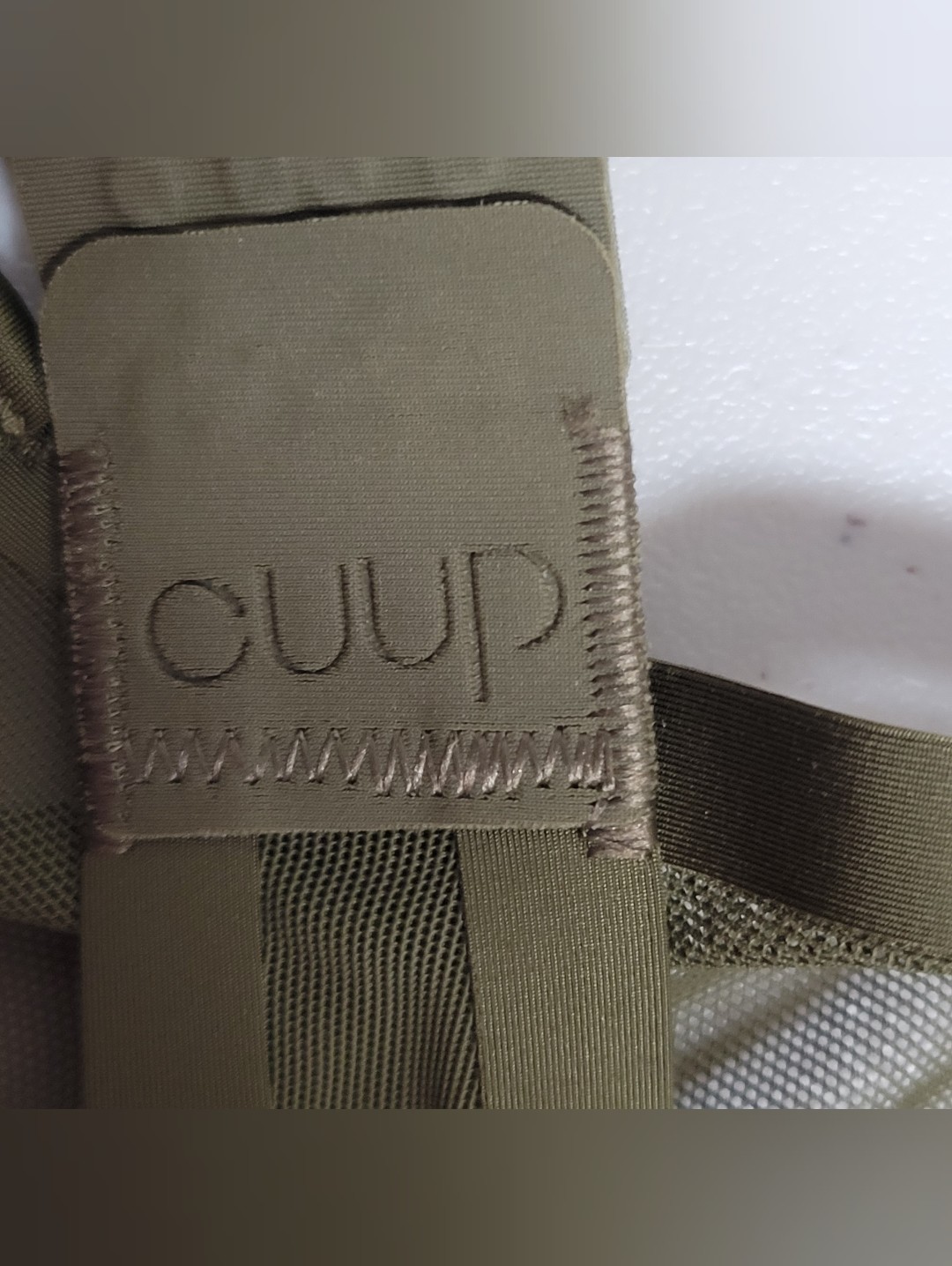Cuup Nwt The Plunge-Mesh Underwire Bra Size 34b In Moss. — image 7 of 8